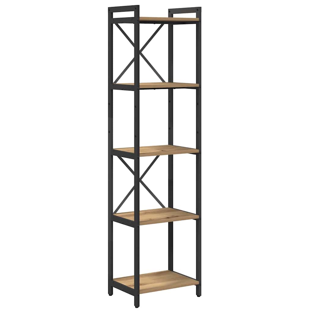 Bokhylle artisan eik 40 x 30 x 153 cm Konstruert tre