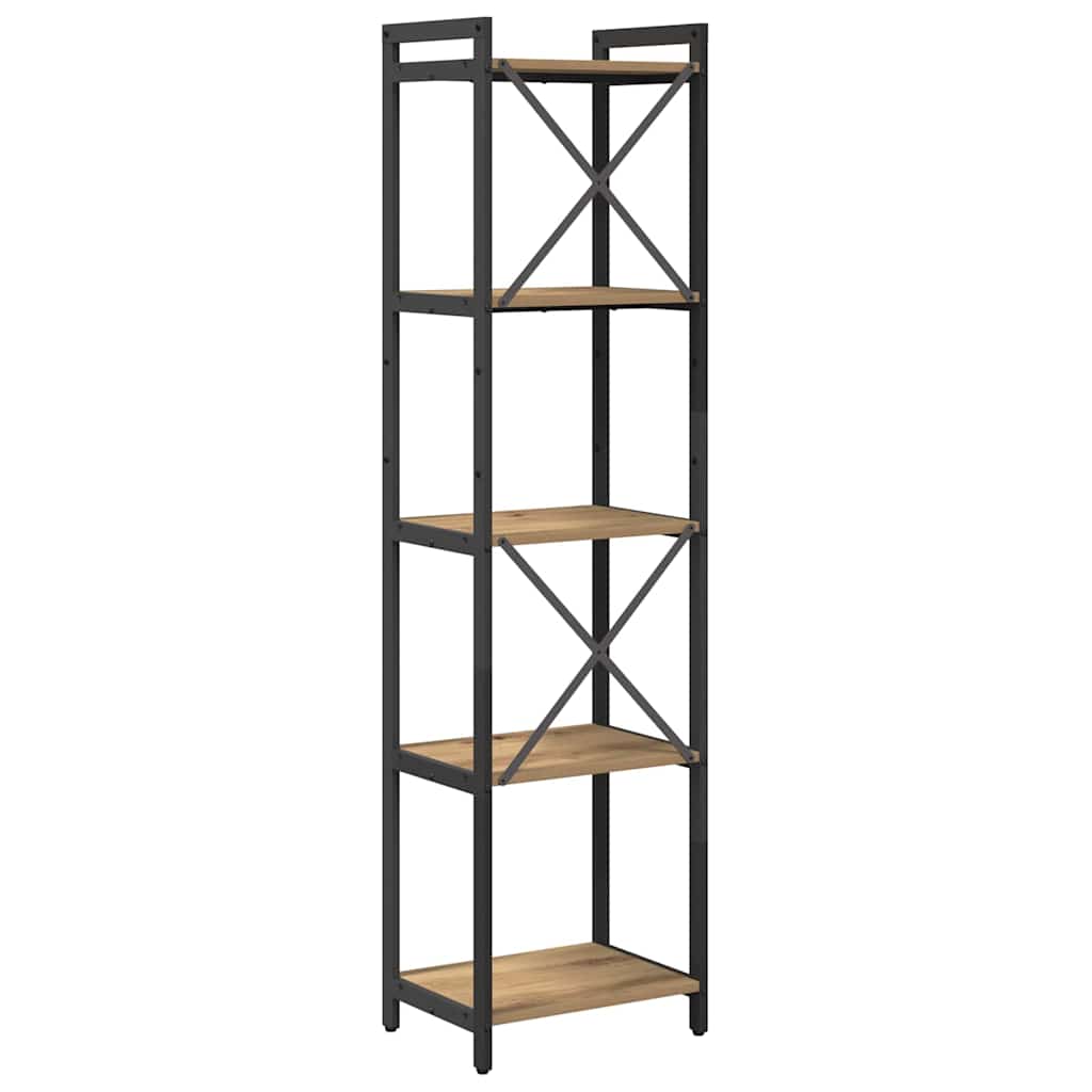 Bokhylle artisan eik 40 x 30 x 153 cm Konstruert tre