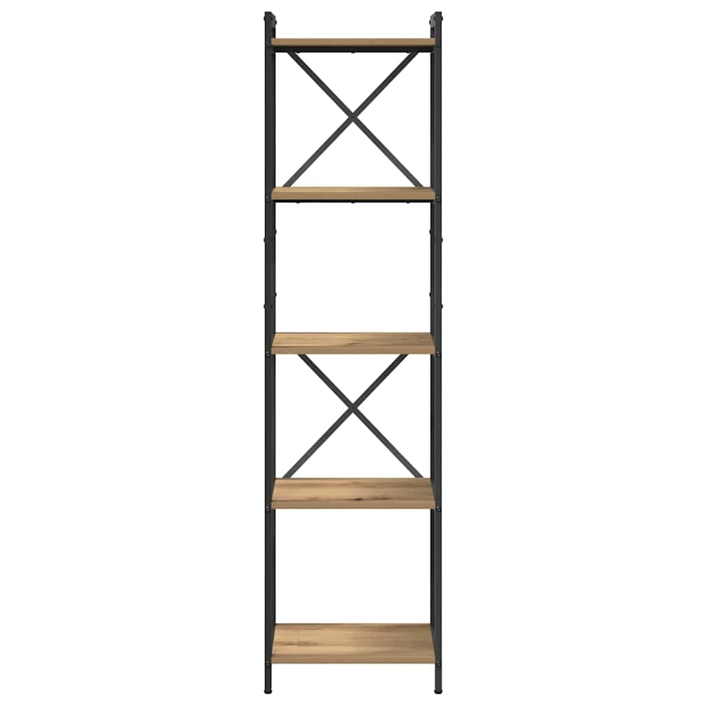 Bokhylle artisan eik 40 x 30 x 153 cm Konstruert tre