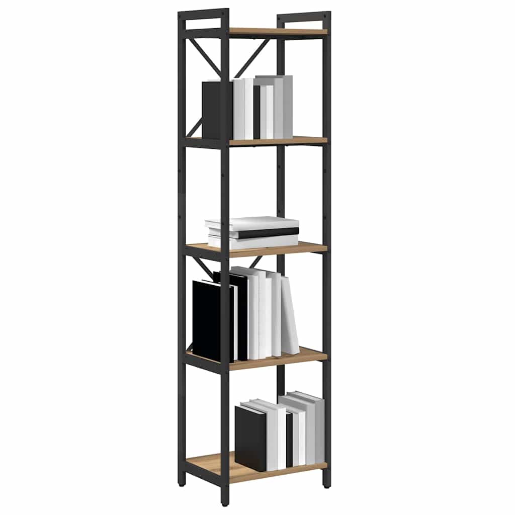 Bokhylle artisan eik 40 x 30 x 153 cm Konstruert tre