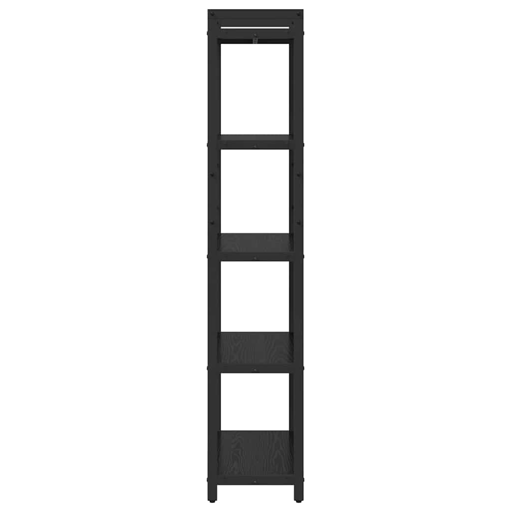 Bokhylle Svart eik 60 x 30 x 153 cm Konstruert tre