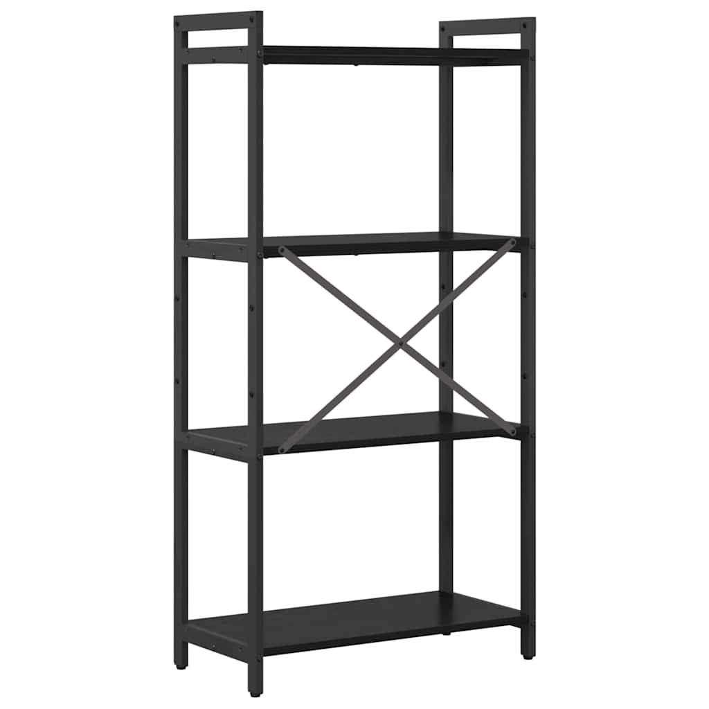 Bokhylle Svart eik 60 x 30 x 118 cm Konstruert tre
