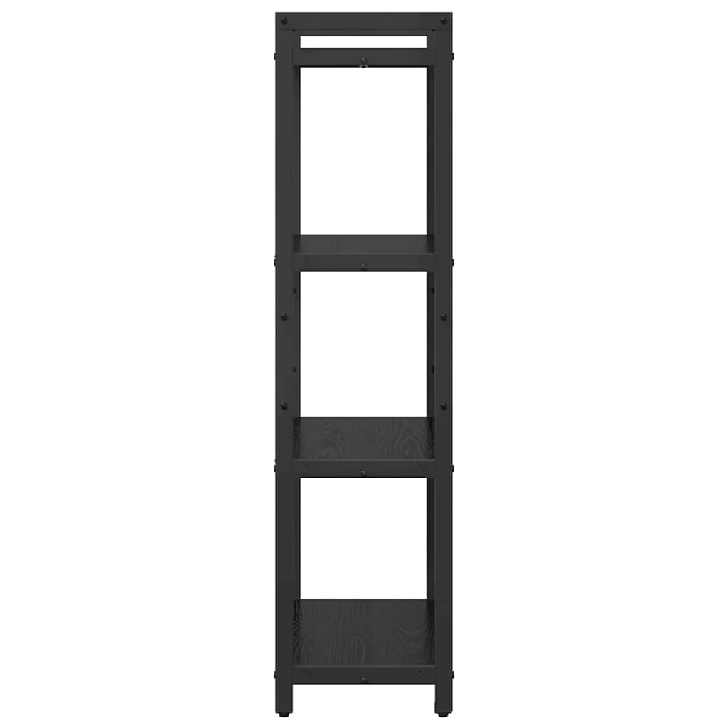 Bokhylle Svart eik 60 x 30 x 118 cm Konstruert tre