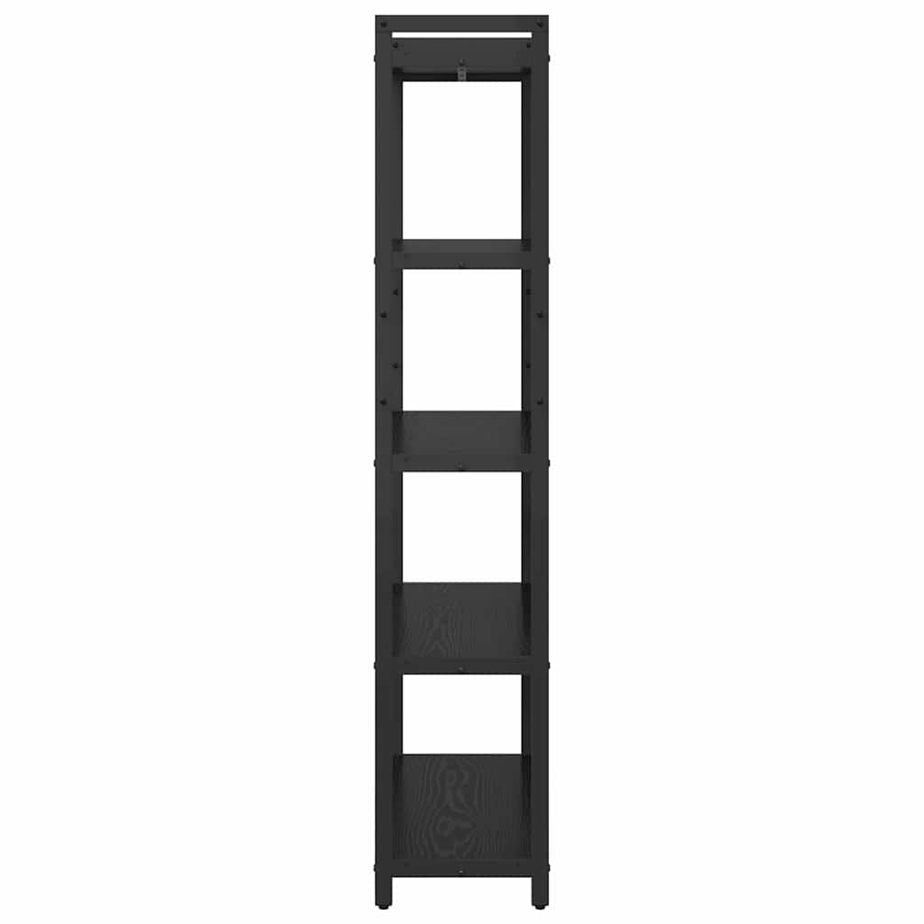 Bokhylle Svart eik 80 x 30 x 153 cm Konstruert tre