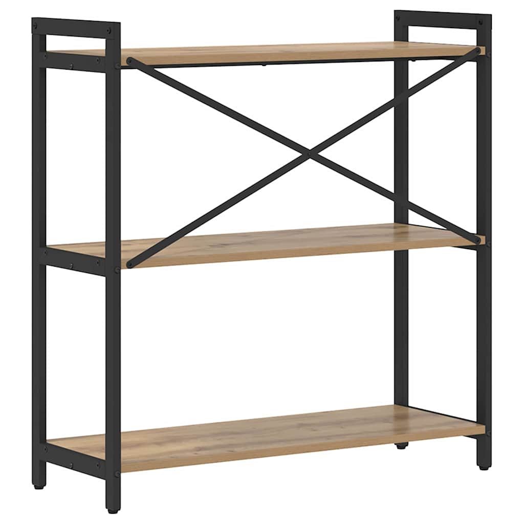 Bokhylle artisan eik 80 x 30 x 83 cm Konstruert tre