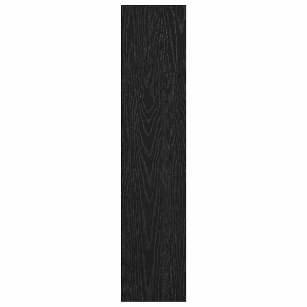Bokhylle Svart eik 80 x 24 x 109 cm Sponplate