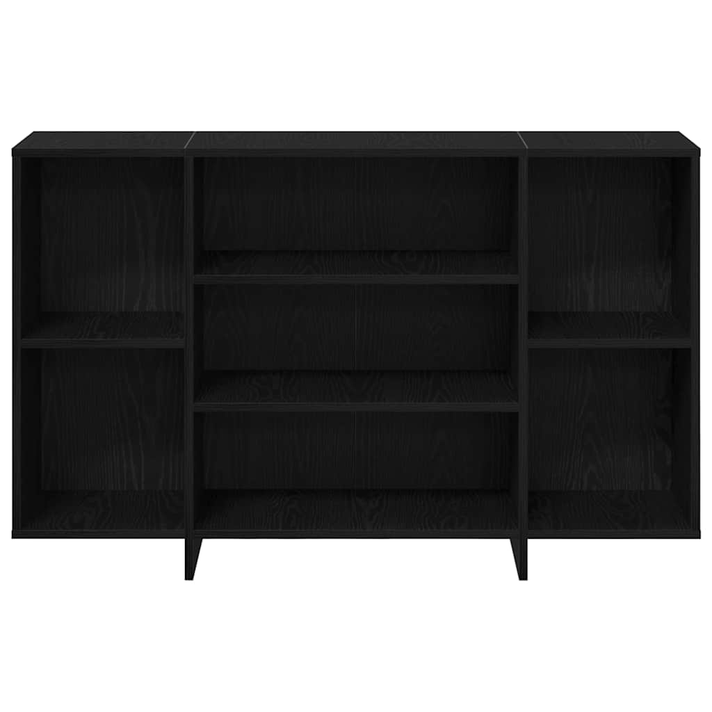 Skjenk Svart Eik med hylle 120 x 30 x 75 cm