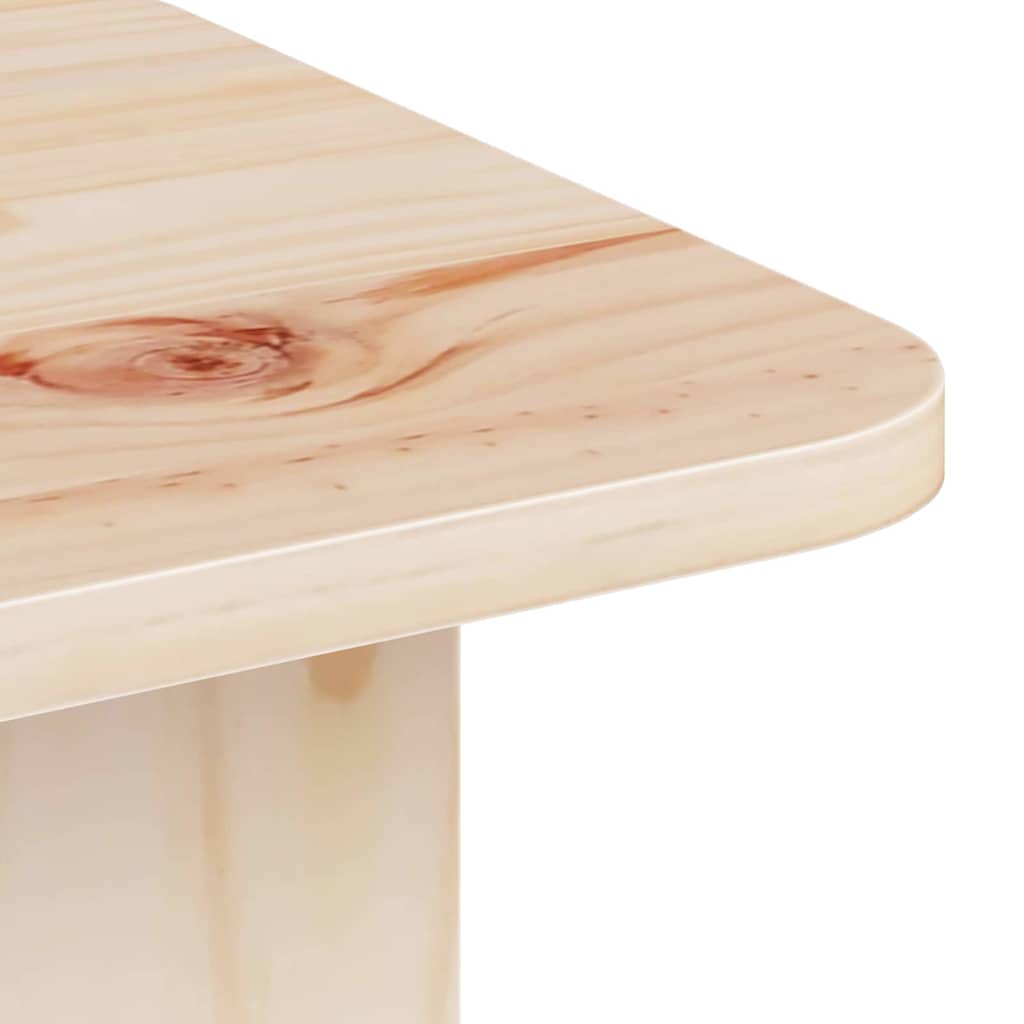 Salongbord Sofabord Tre Naturlig 80 x 39,5 x 33,5 cm Massiv furu tre