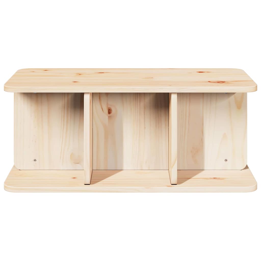 Salongbord Sofabord Tre Naturlig 80 x 39,5 x 33,5 cm Massiv furu tre