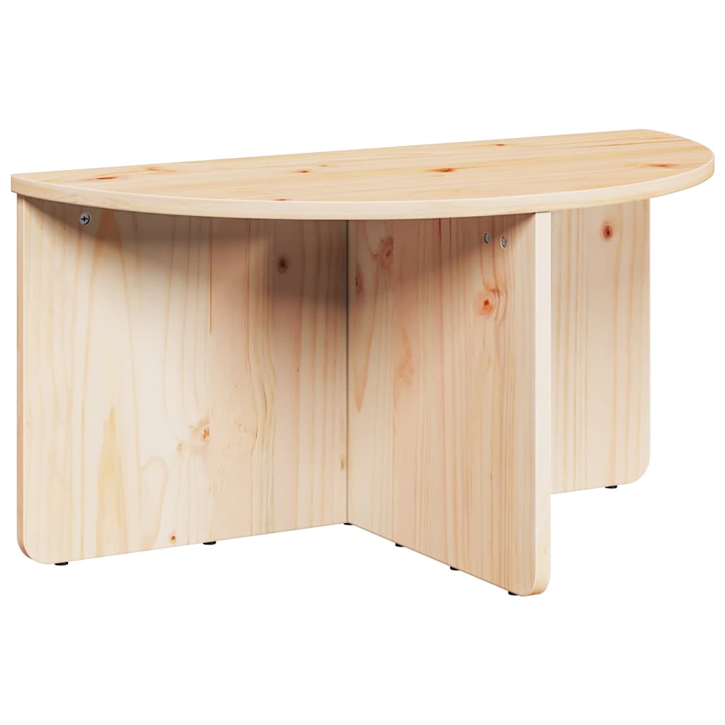 Salongbord Sofabord Tre 2 stk Naturlig 79 x 39.5 x 40 cm Massiv furu tre