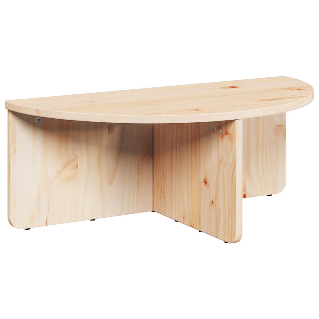 Salongbord Sofabord Tre 2 stk Naturlig 79 x 39.5 x 40 cm Massiv furu tre
