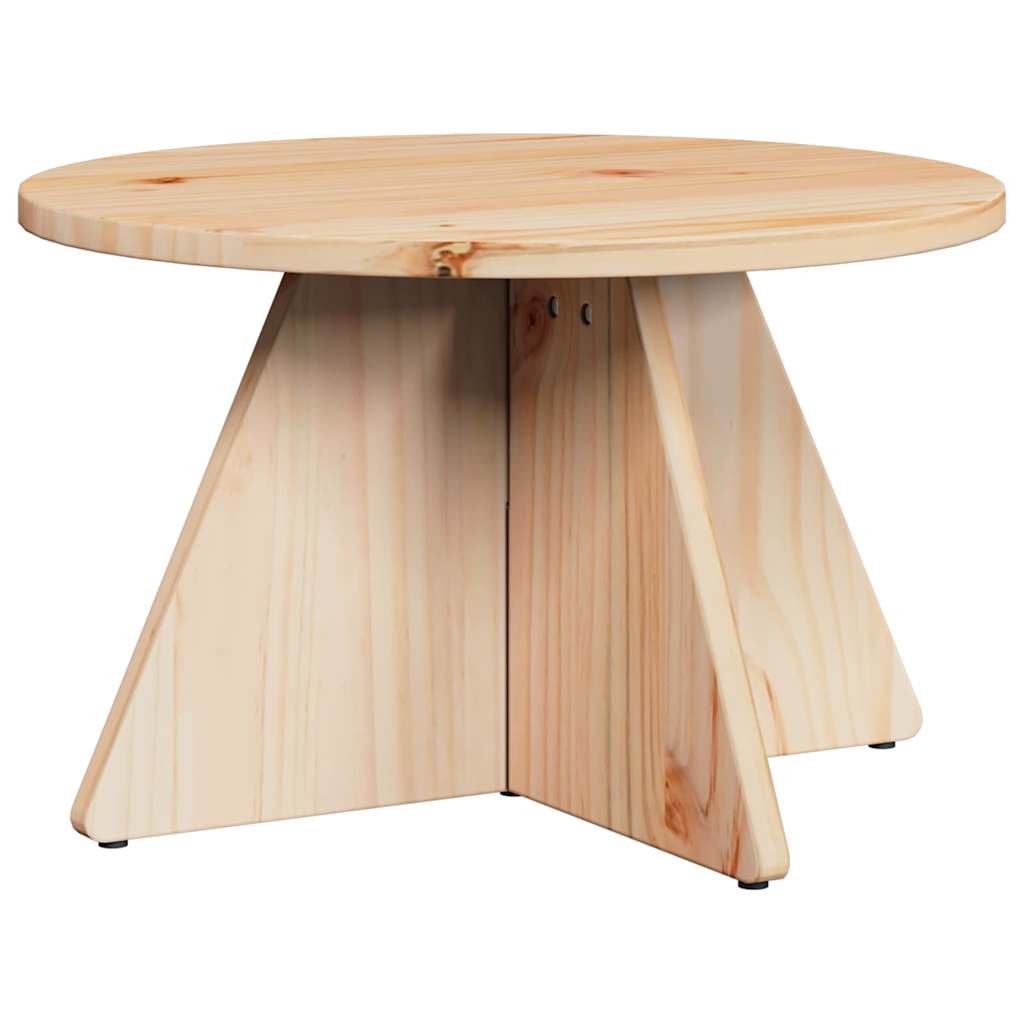 Salongbord Sofabord Tre 3 stk Naturlig 49 x 49 x 30 cm Massiv furu tre