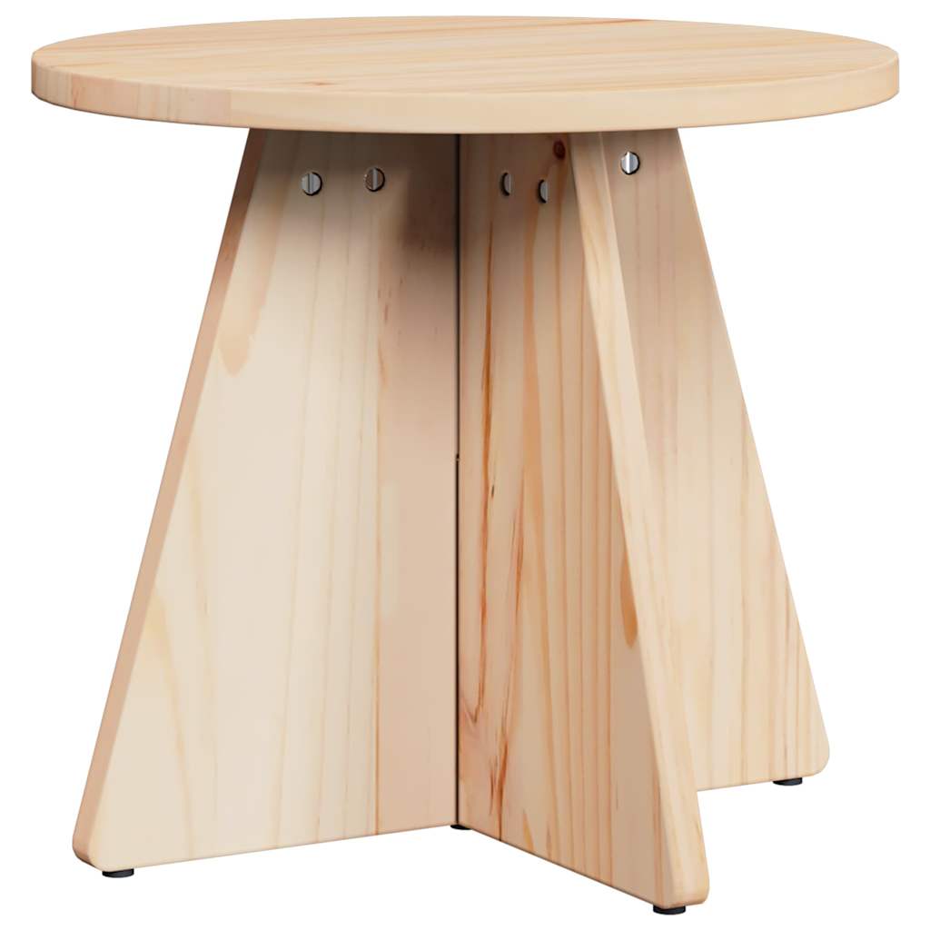 Salongbord Sofabord Tre 3 stk Naturlig 49 x 49 x 30 cm Massiv furu tre