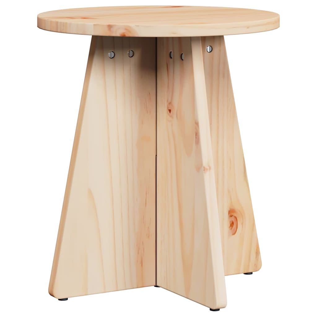 Salongbord Sofabord Tre 3 stk Naturlig 49 x 49 x 30 cm Massiv furu tre