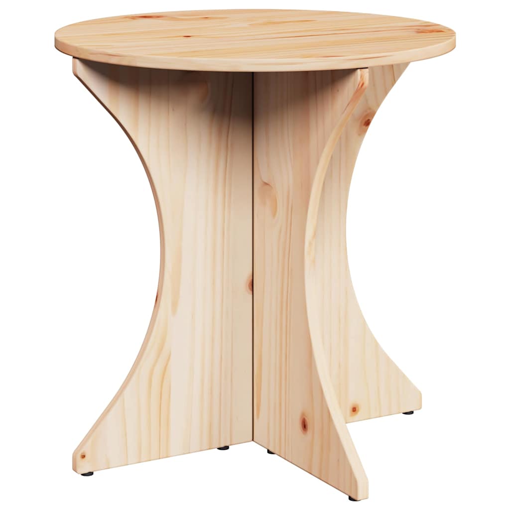 Salongbord Sofabord Tre 3 stk Naturlig 46 x 46 x 47 cm Massiv furu tre