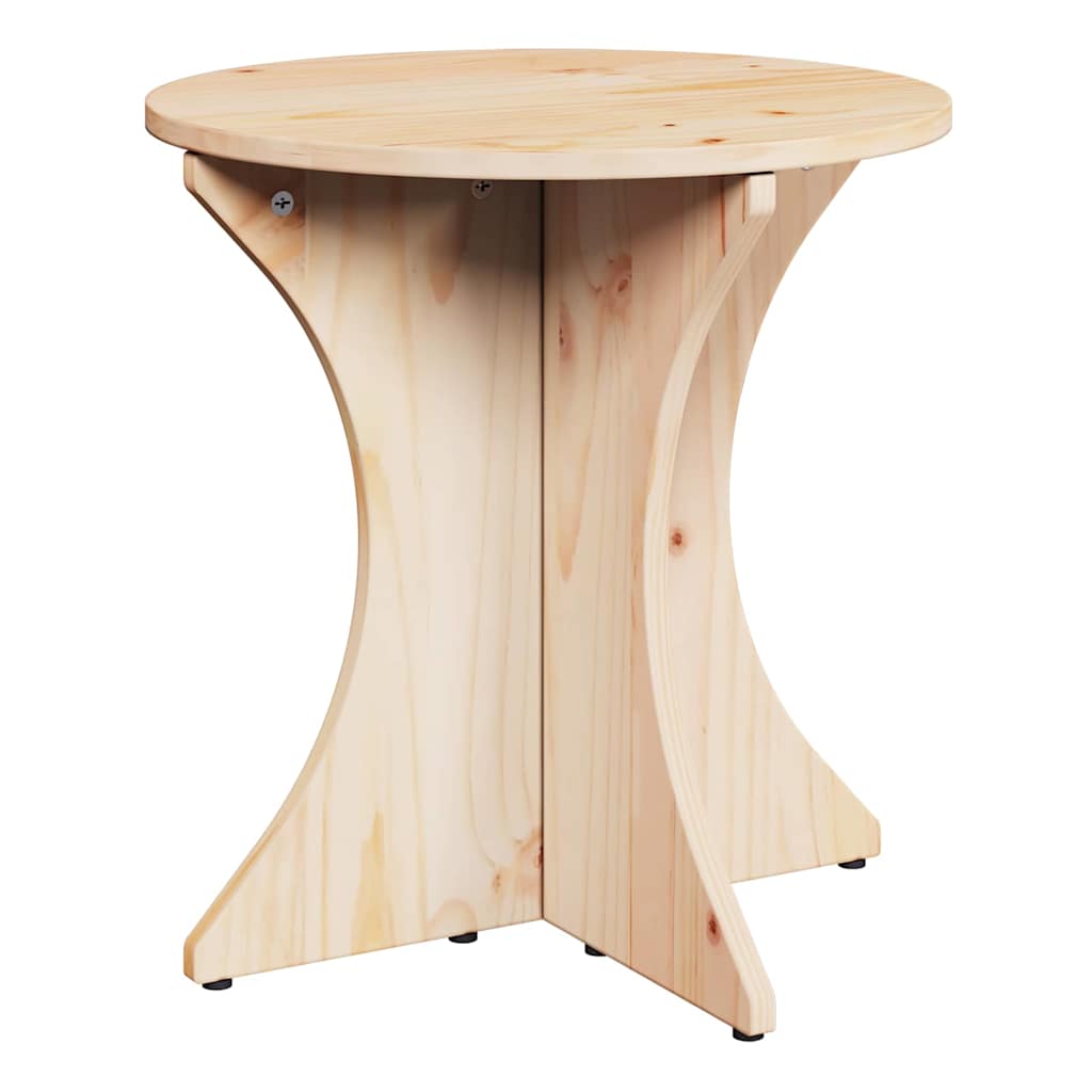 Salongbord Sofabord Tre 3 stk Naturlig 46 x 46 x 47 cm Massiv furu tre