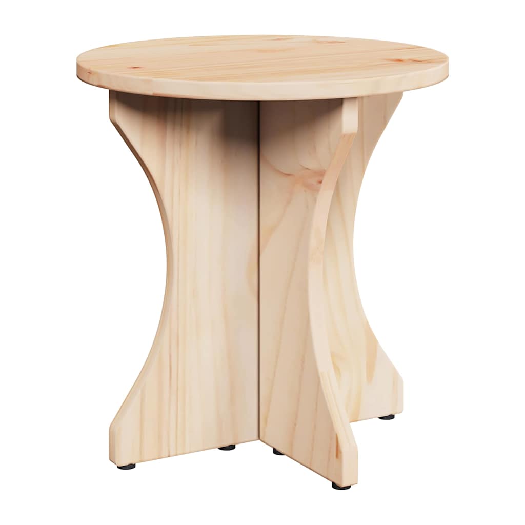 Salongbord Sofabord Tre 3 stk Naturlig 46 x 46 x 47 cm Massiv furu tre