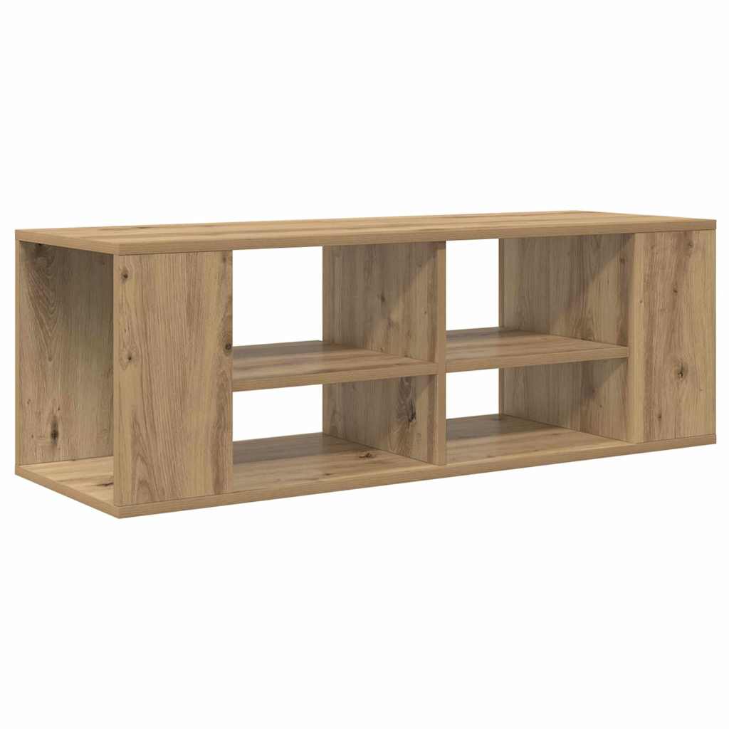 TV-Møbel Artisan Eik TV-skap med hylle Veggmontert med lagring 102 x 35 x 35 cm