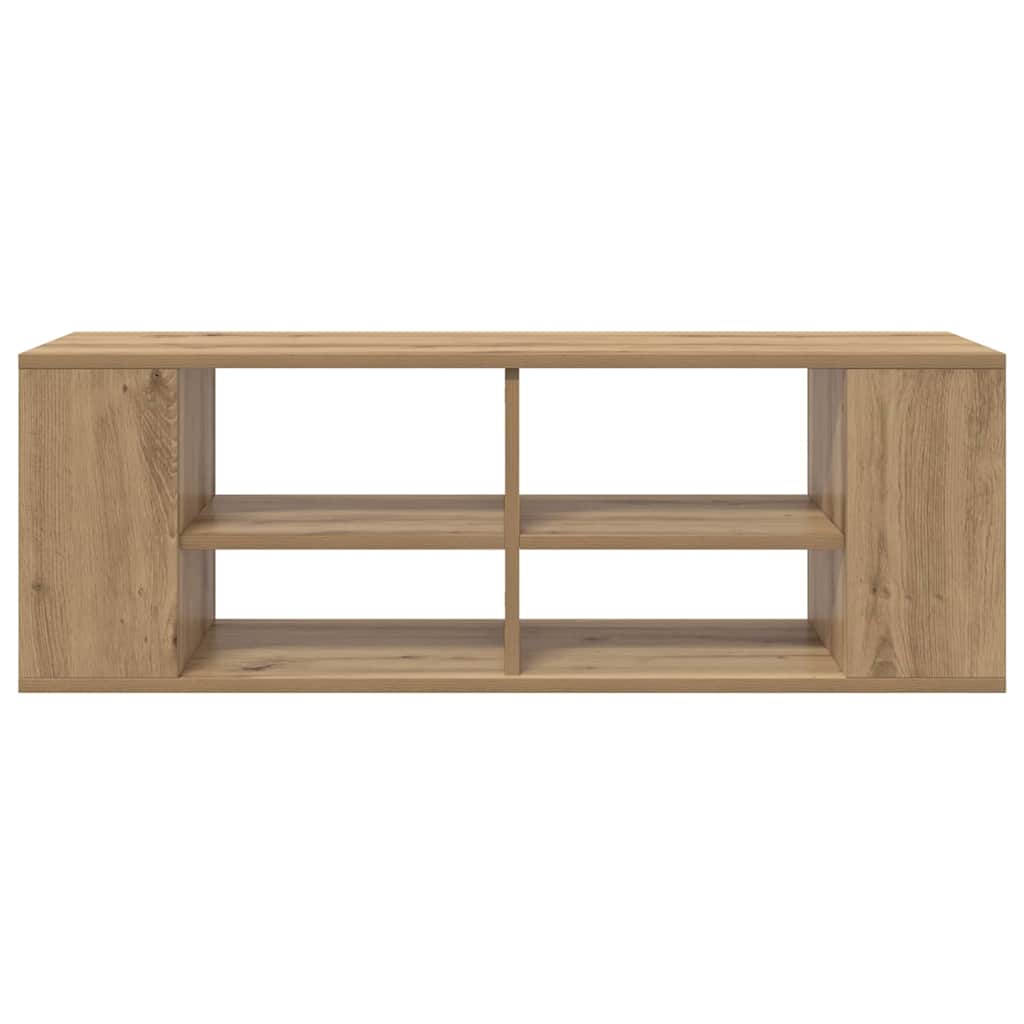 TV-Møbel Artisan Eik TV-skap med hylle Veggmontert med lagring 102 x 35 x 35 cm