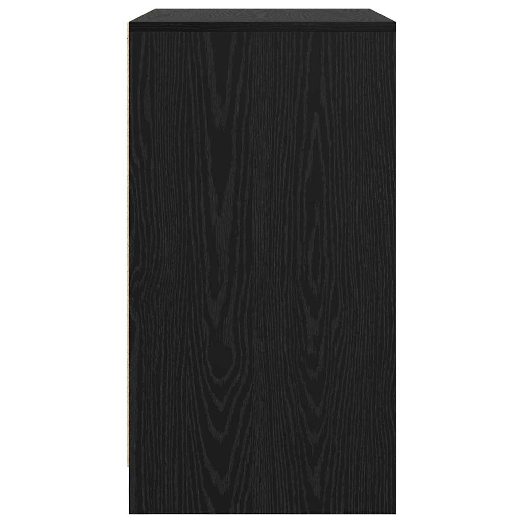 Skjenk Svart Eik med dør 70 x 41 x 75 cm