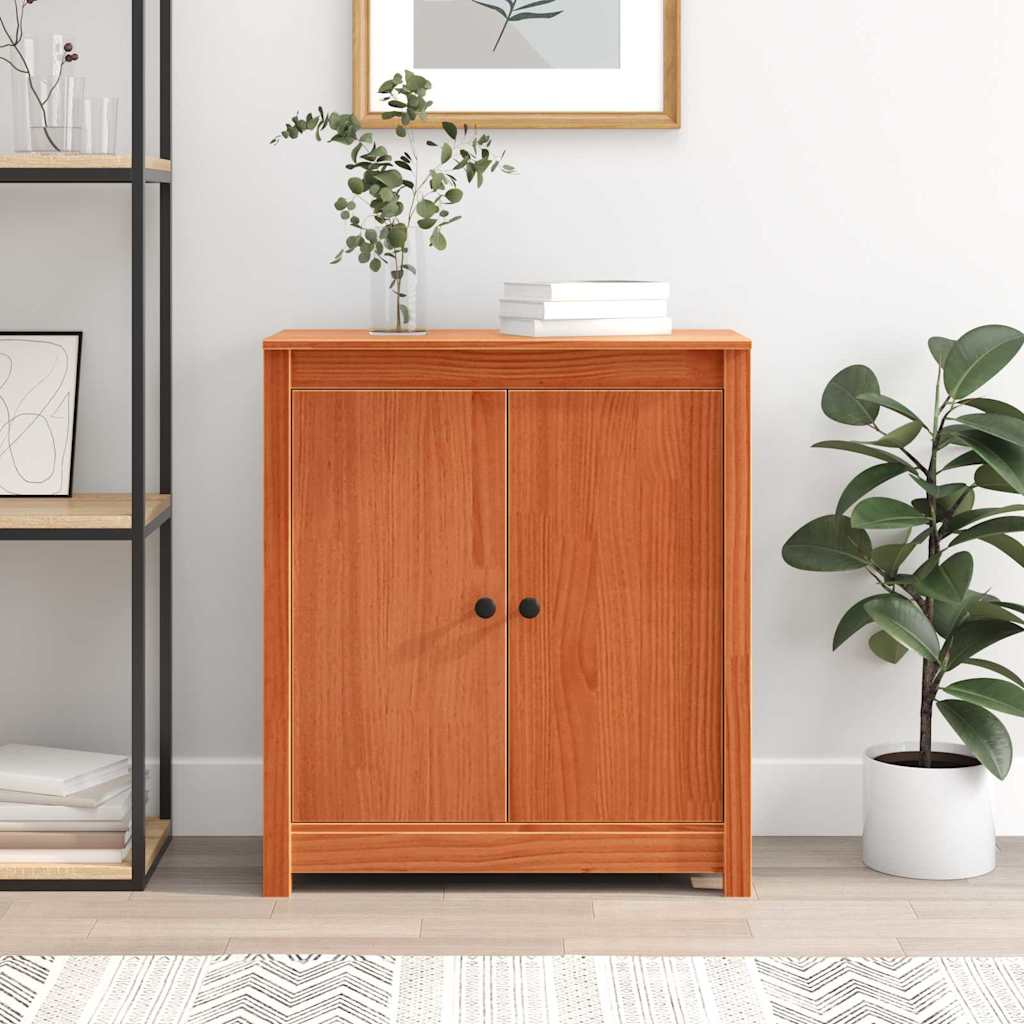 Skjenk Brun 70 x 35 x 80 cm Massiv furu tre