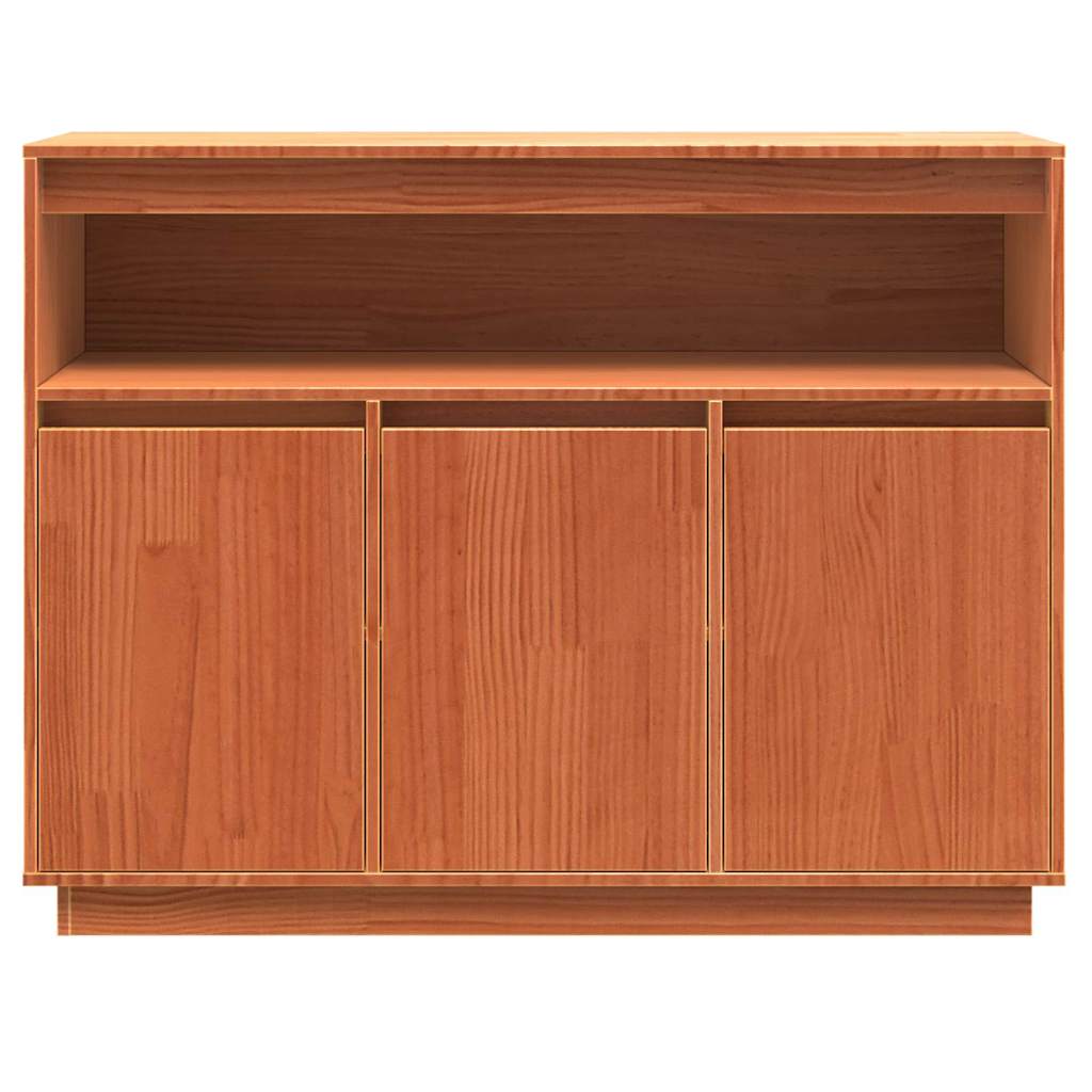 Skjenk Brun 104.5 x 34 x 80 cm Massiv furu tre