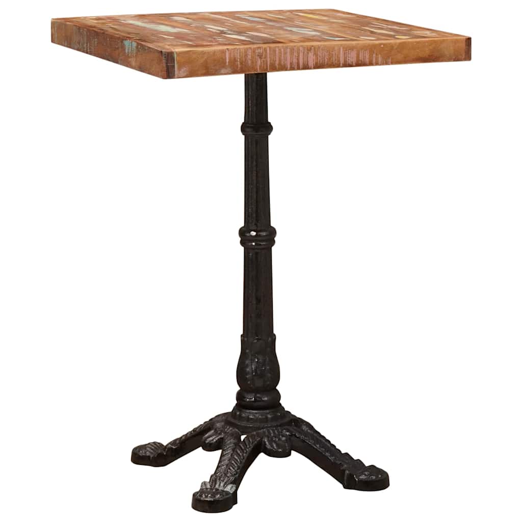 Bistrobord Brun 50 x 50 x 76 cm gjenvunnet heltre