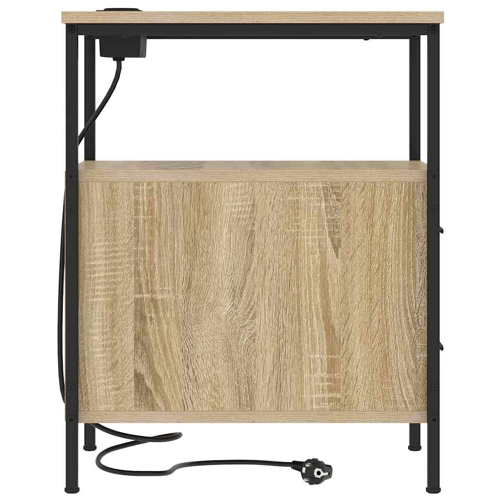 Nattbord Sengbord Sonoma Eik 30 x 48 x 61 cm