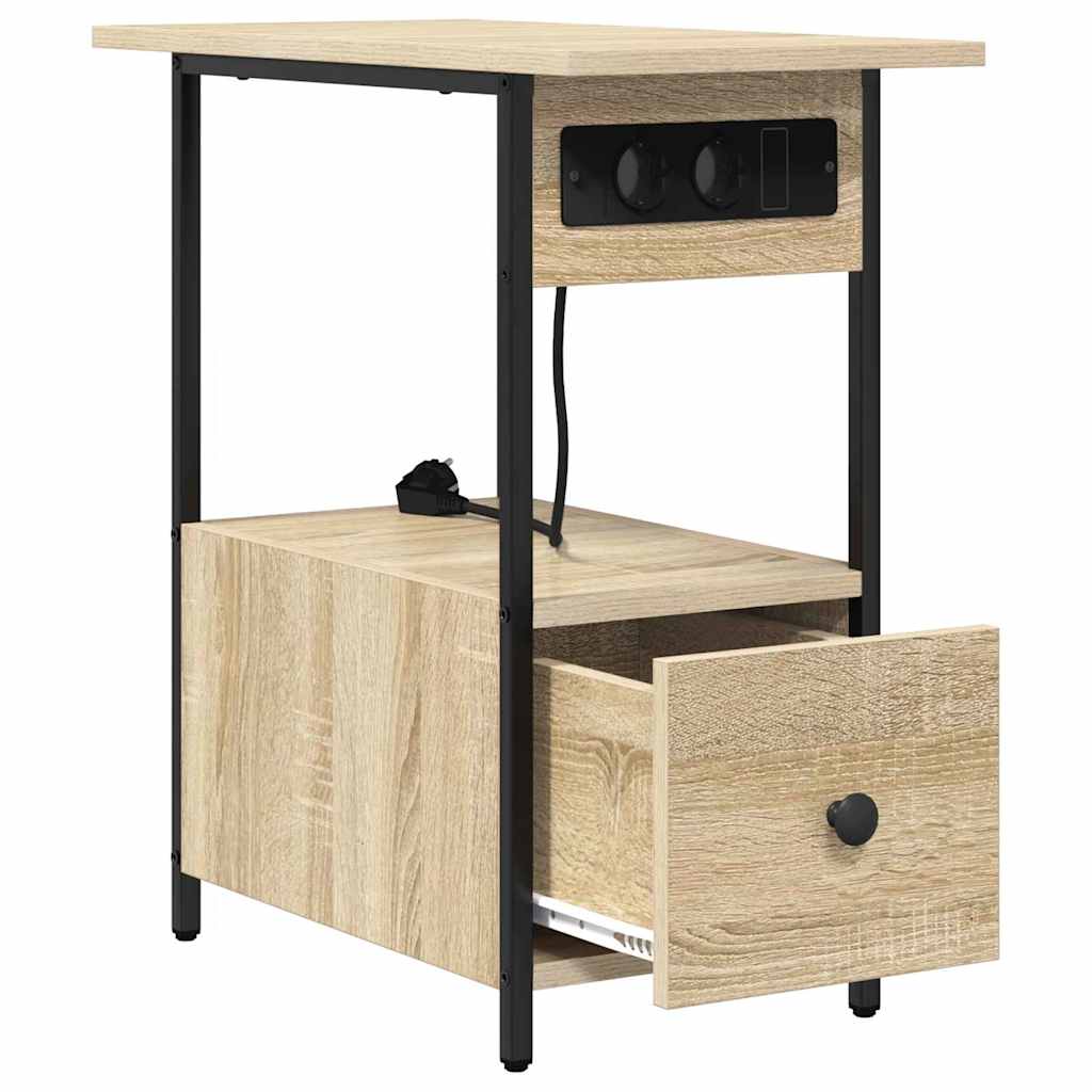 Nattbord Sengbord Sonoma Eik 60 x 30 x 61 cm