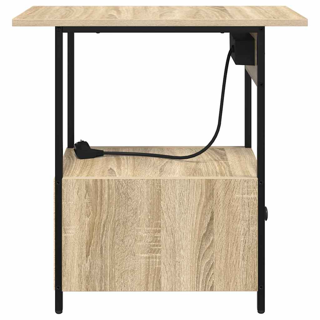 Nattbord Sengbord Sonoma Eik 60 x 30 x 61 cm