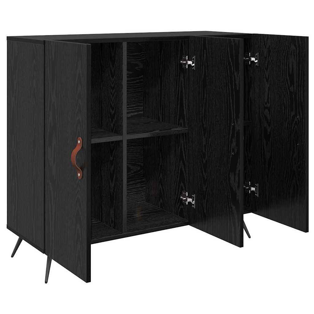 Skjenk Svart 90 x 34 x 80 cm