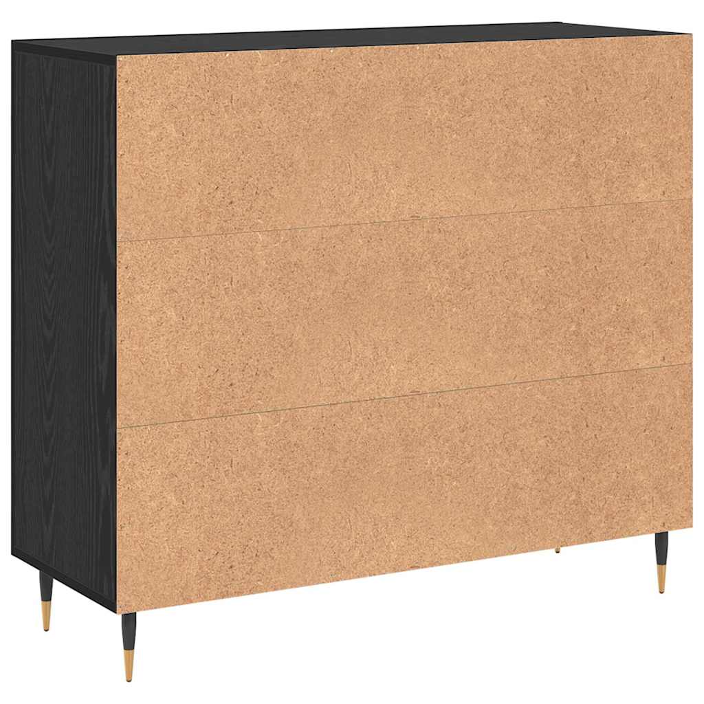 Skjenk Svart 90 x 34 x 80 cm