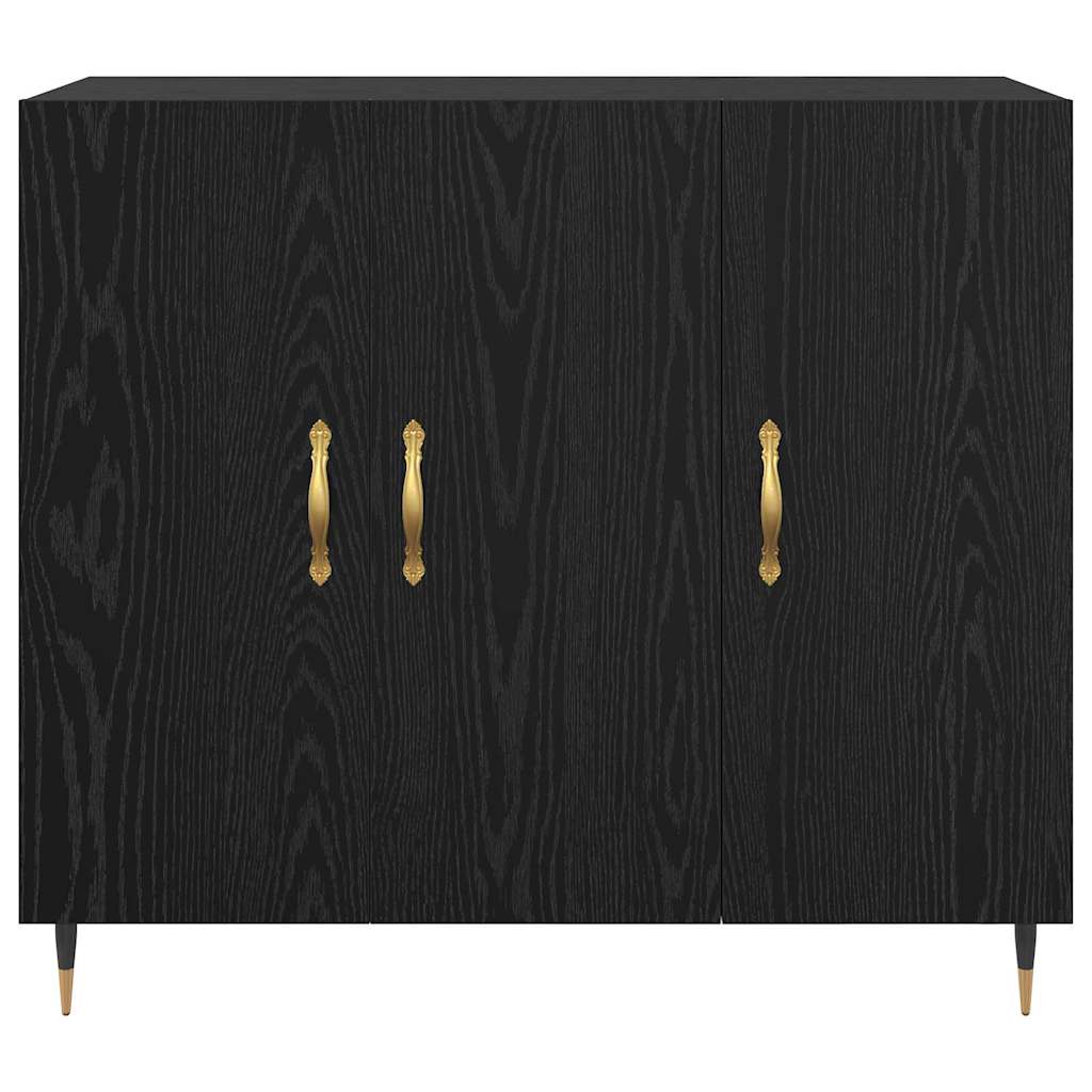Skjenk Svart 90 x 34 x 80 cm