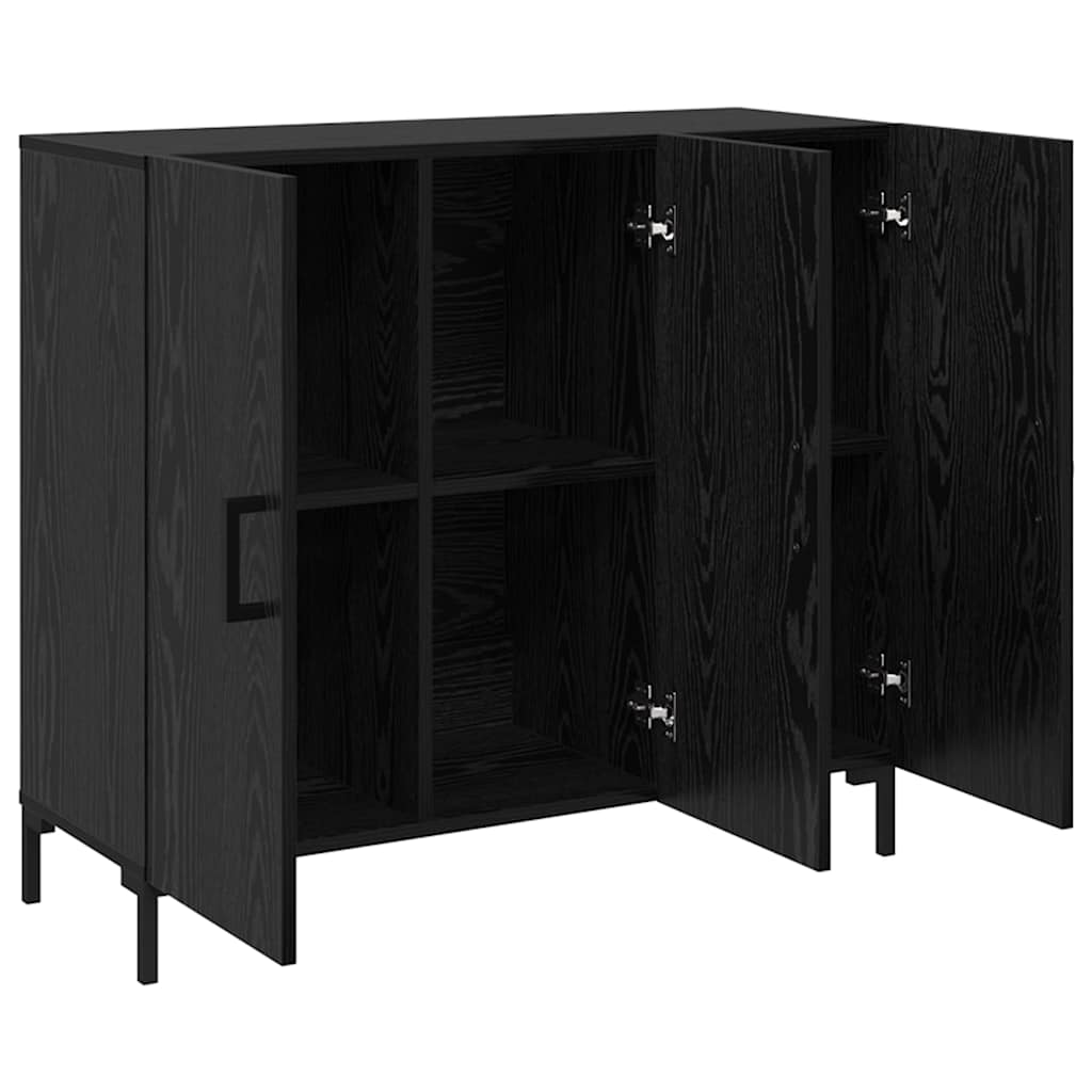 Skjenk Svart 90 x 34 x 80 cm