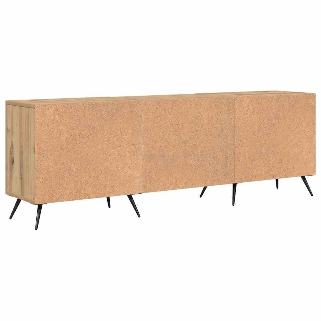 TV-Møbel Artisan Eik TV-skap med hylle med lagring med dør 150 x 30 x 50 cm