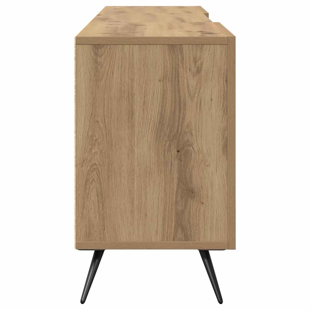 TV-Møbel Artisan Eik TV-skap med hylle med lagring med dør 150 x 30 x 50 cm