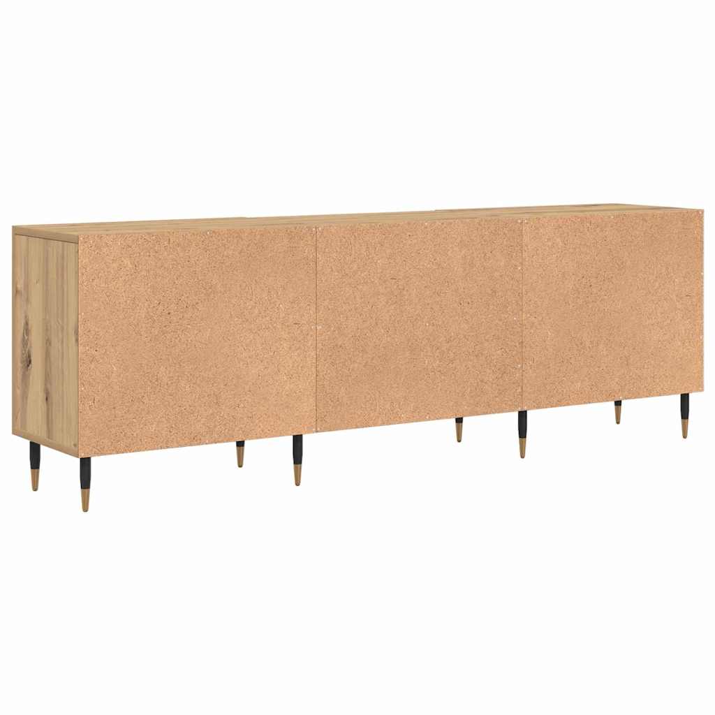 TV-Møbel Artisan Eik TV-skap med hylle med lagring med dør 150 x 30 x 50 cm