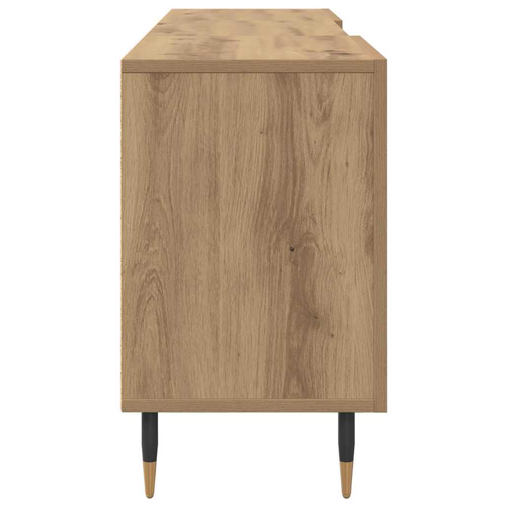 TV-Møbel Artisan Eik TV-skap med hylle med lagring med dør 150 x 30 x 50 cm