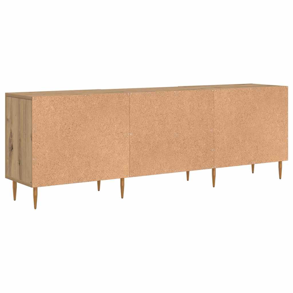 TV-Møbel Artisan Eik TV-skap med hylle med lagring med dør 150 x 30 x 50 cm