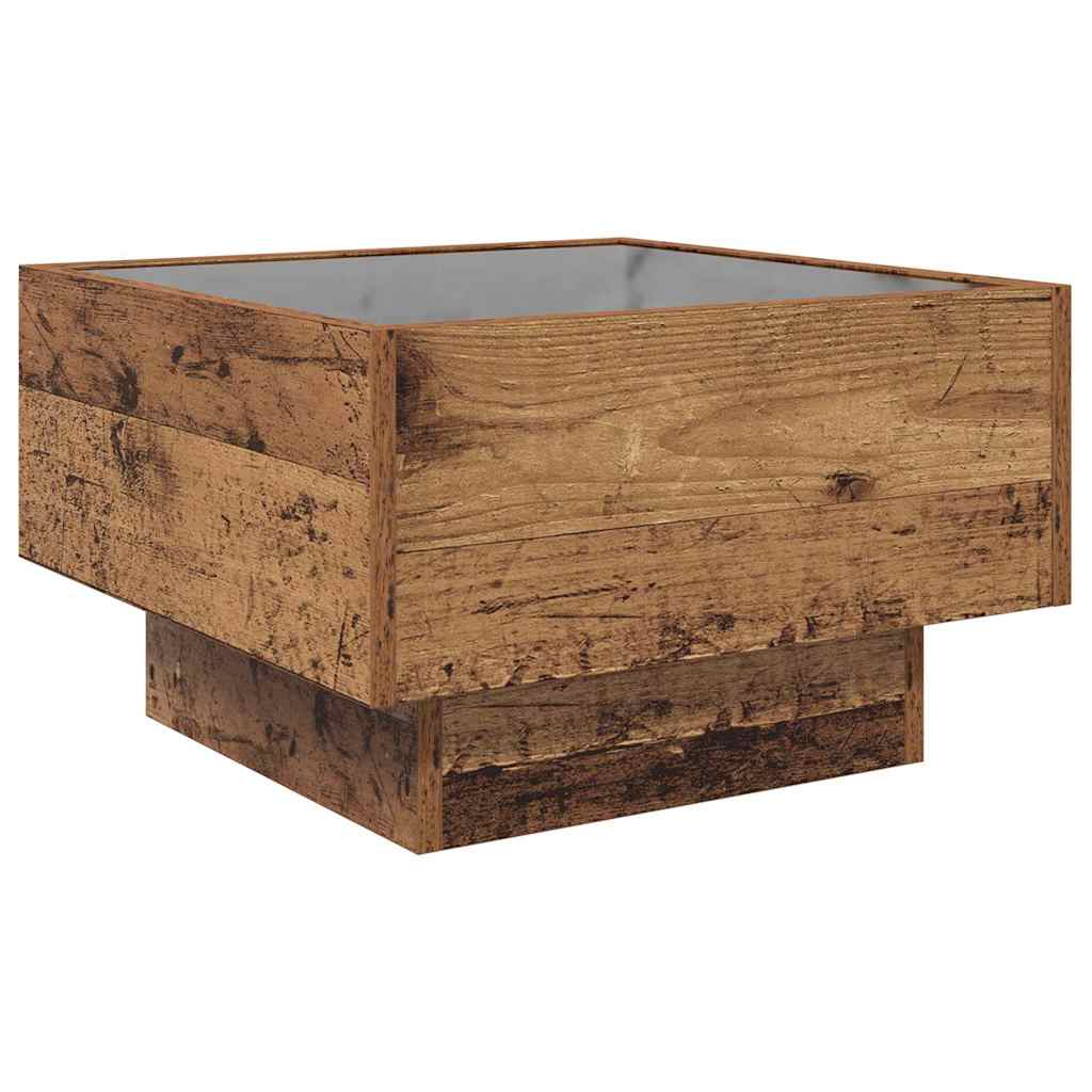 Salongbord Sofabord Gammelt Tre 50 x 50 x 30 cm