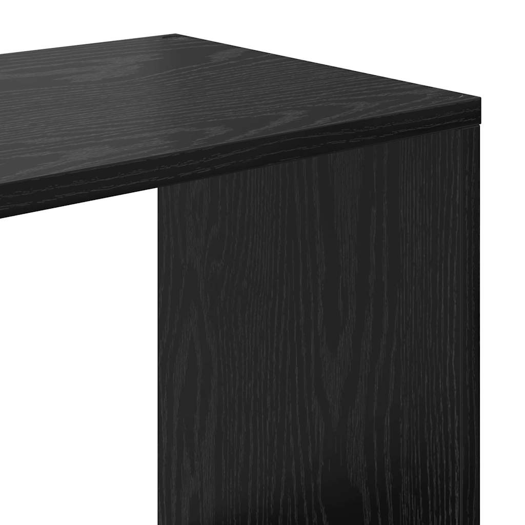 Bokhylle Svart Eik 132 x 29 x 141.5 cm