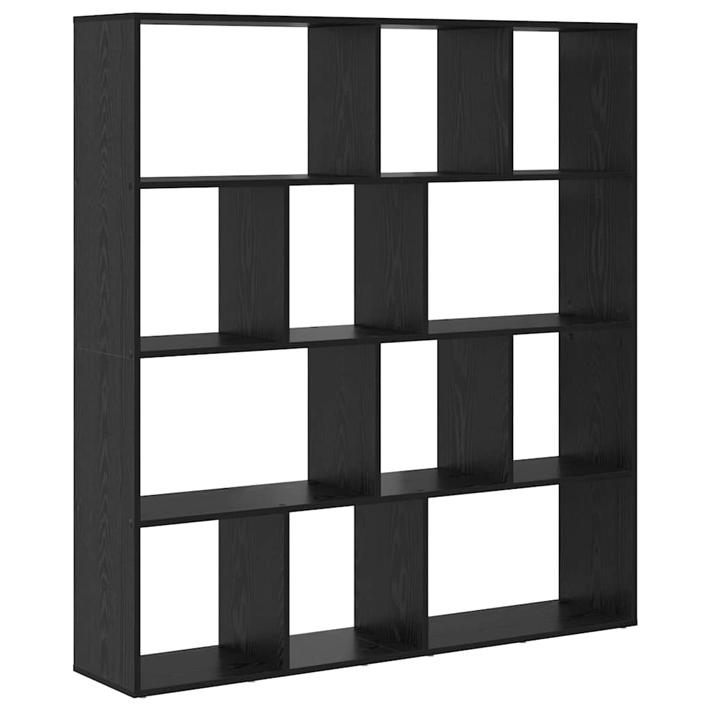Bokhylle Svart Eik 132 x 29 x 141.5 cm