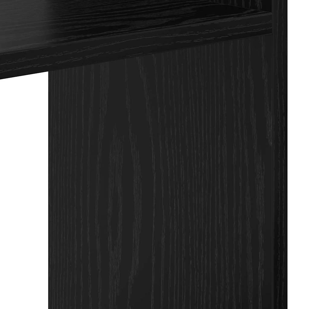 Bokhylle Svart Eik 92 x 29 x 188 cm
