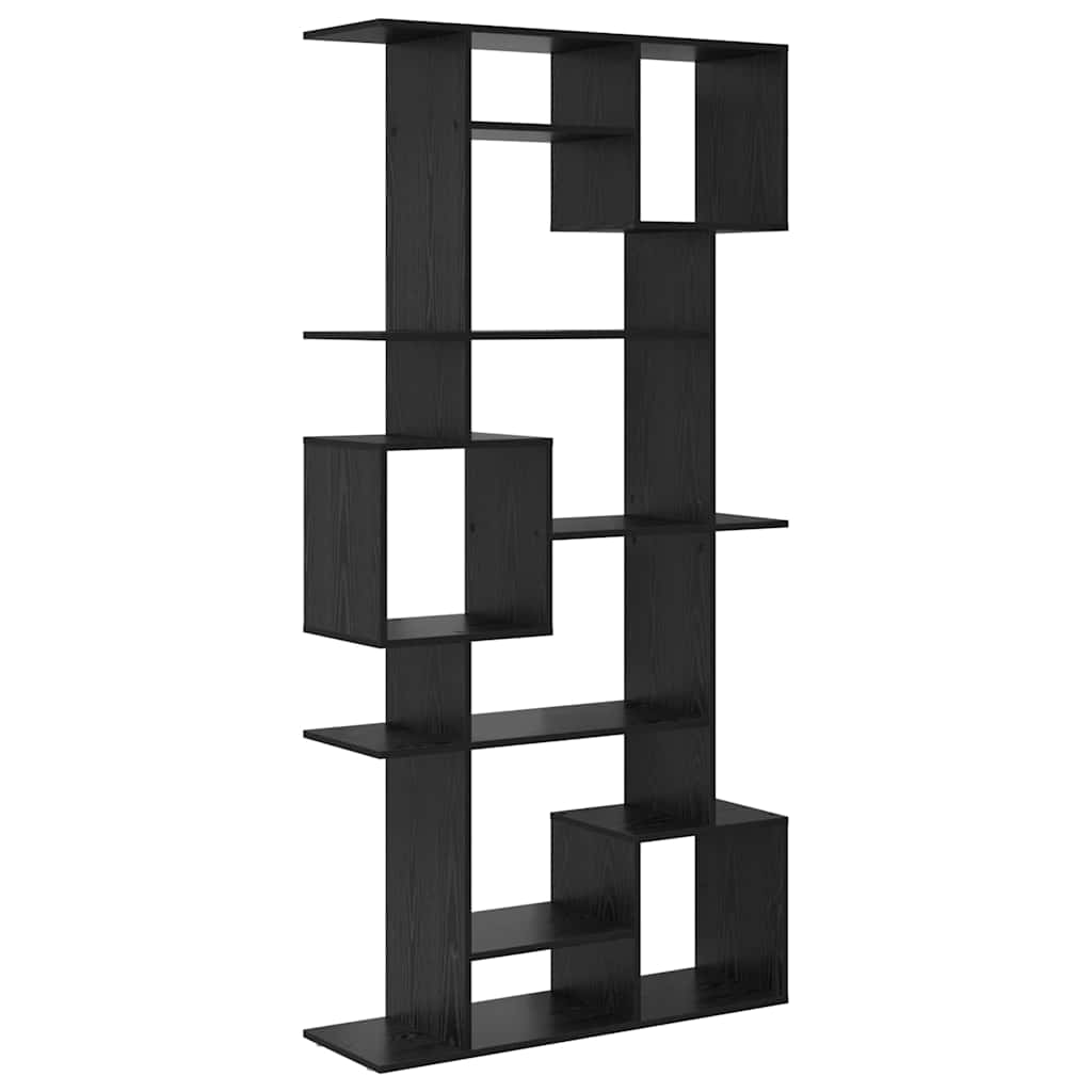 Bokhylle Svart Eik 92 x 29 x 188 cm