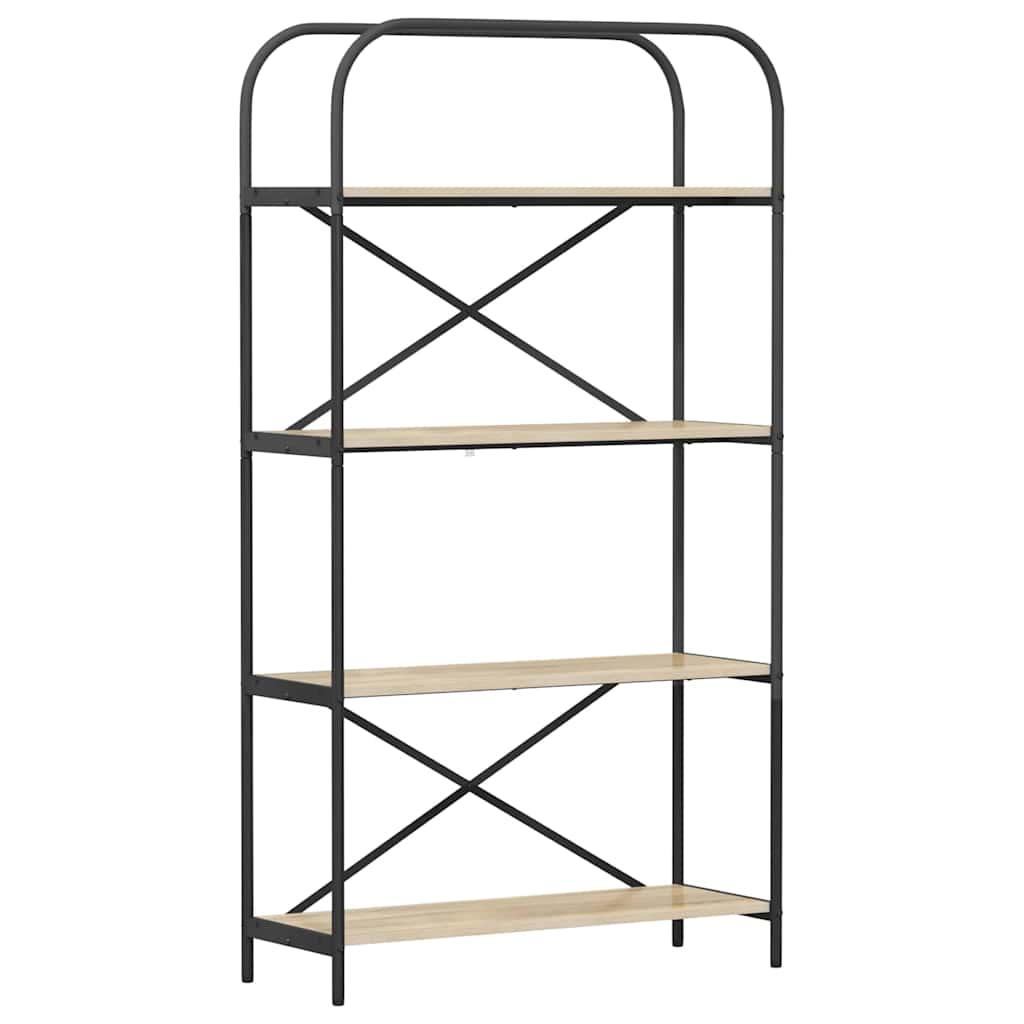 Bokhylle Sonoma eik 80 x 30 x 146 cm Konstruert tre