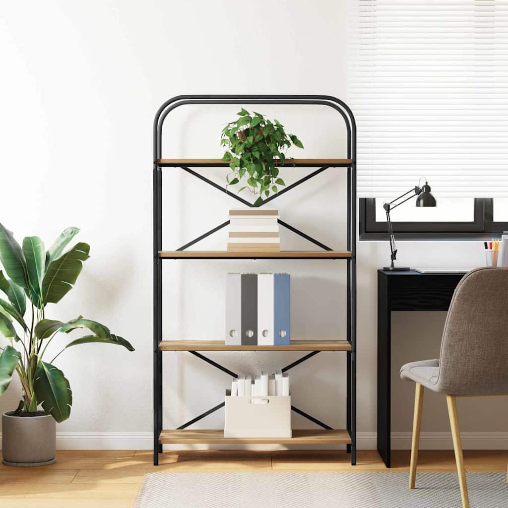 Bokhylle artisan eik 80 x 30 x 146 cm Konstruert tre