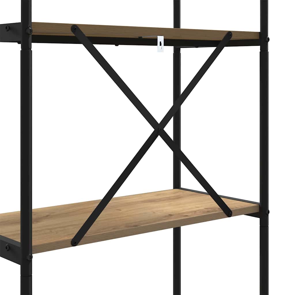 Bokhylle artisan eik 60 x 30 x 183 cm Konstruert tre