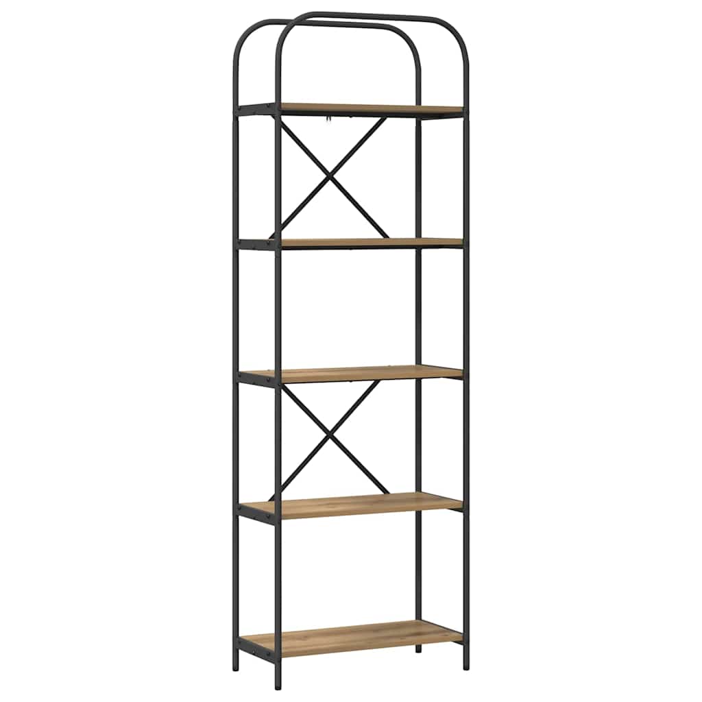 Bokhylle artisan eik 60 x 30 x 183 cm Konstruert tre