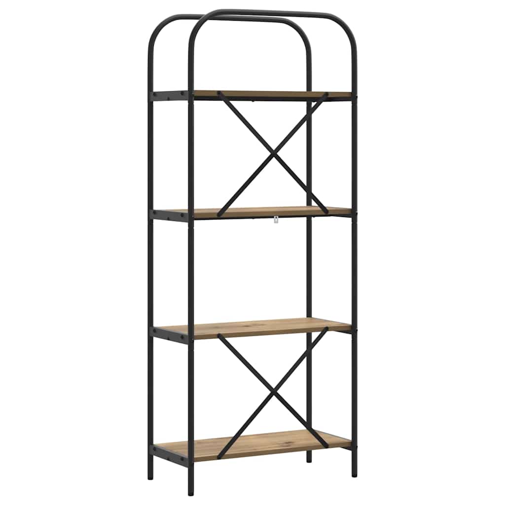 Bokhylle artisan eik 60 x 30 x 146 cm Konstruert tre