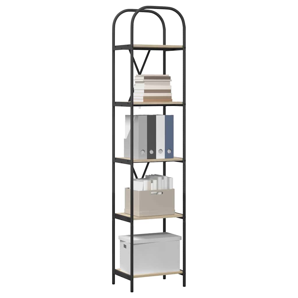 Bokhylle Sonoma eik 40 x 30 x 183 cm Konstruert tre